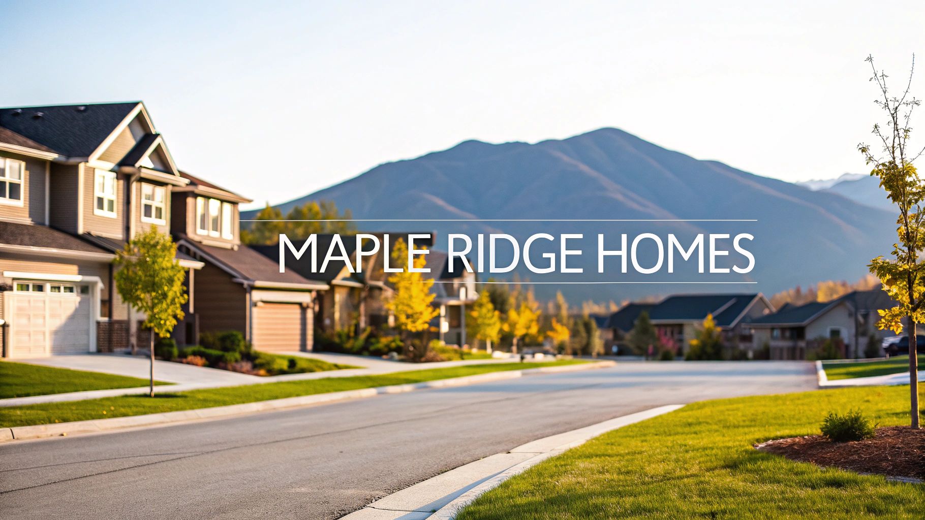 Maple Ridge Houses for Sale A Complete Guide