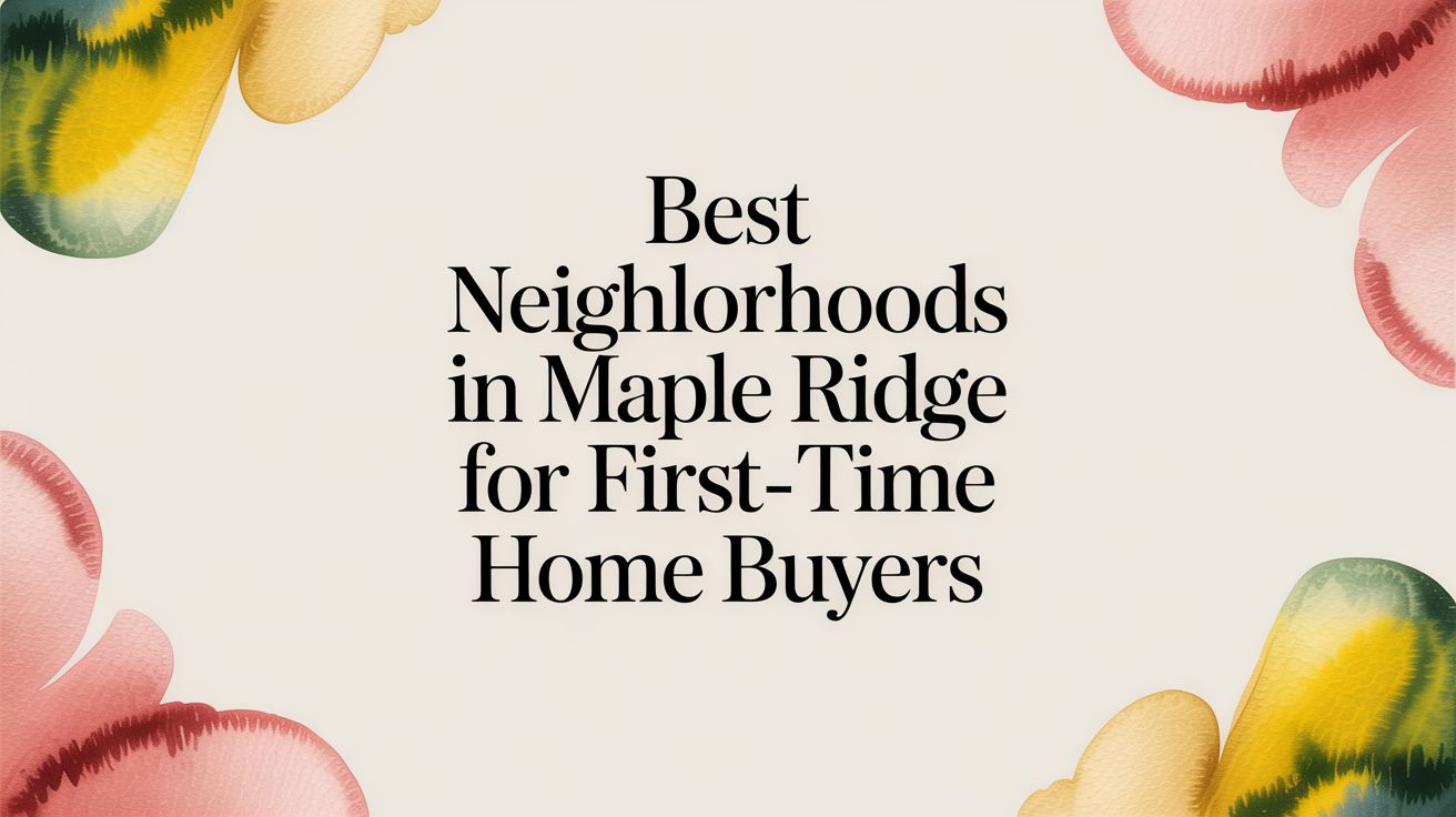 Best neighborhoods in maple ridge for first-time home buyers