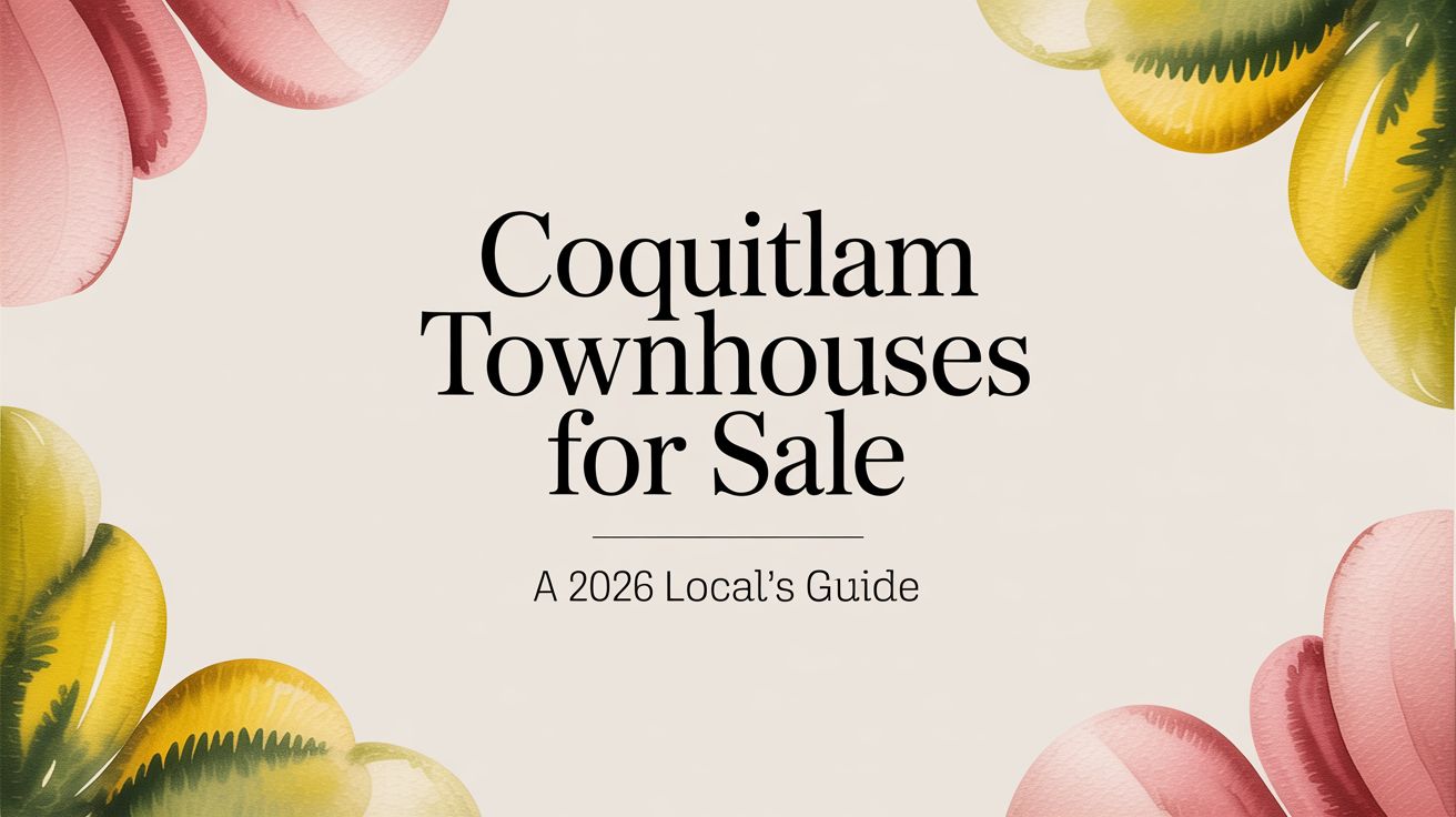 Coquitlam Townhouses for Sale: A 2026 Local's Guide
