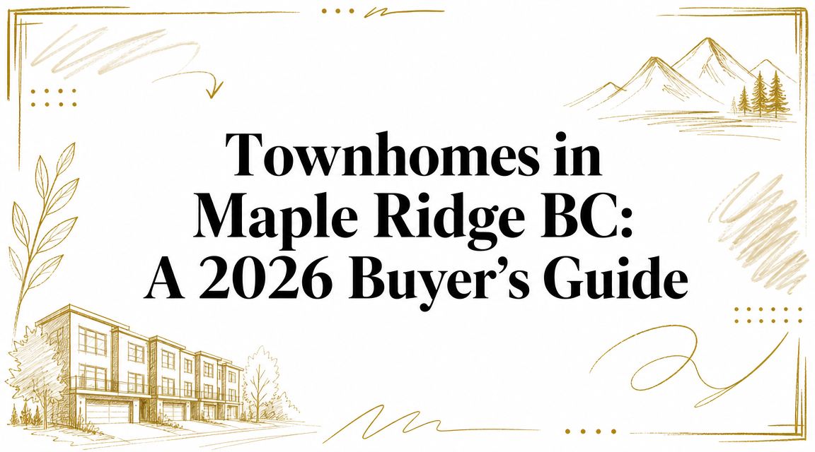 Townhomes in Maple Ridge BC: A 2026 Buyer's Guide