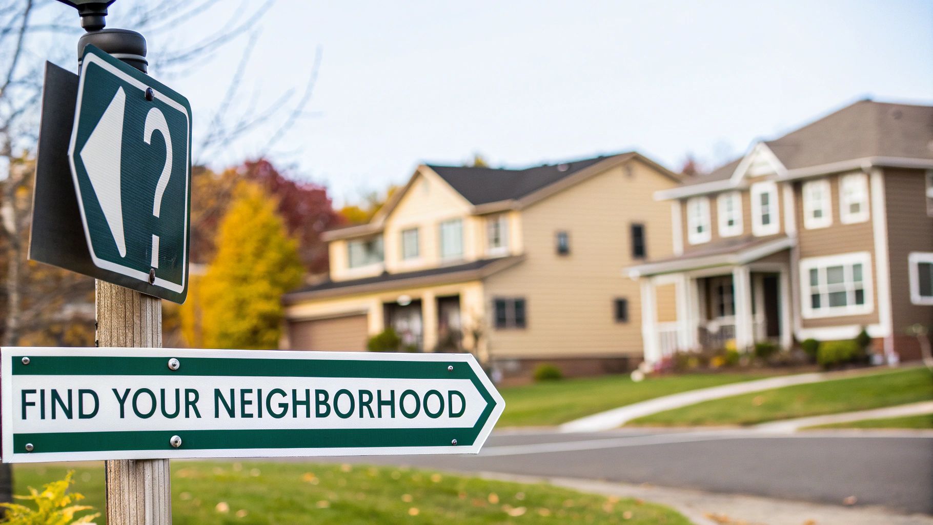 A picturesque street in a Maple Ridge neighbourhood, showcasing well-kept homes and lush greenery.