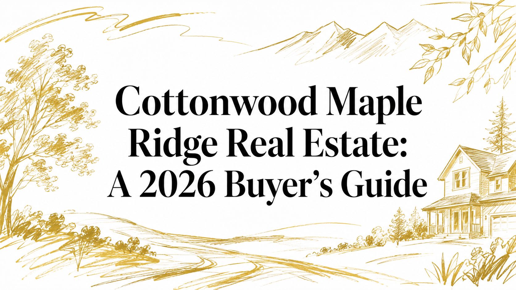 Cottonwood Maple Ridge Real Estate: A 2026 Buyer's Guide