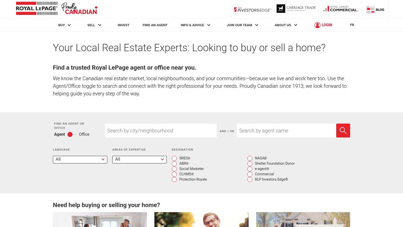 Royal LePage – Find an Agent/Office