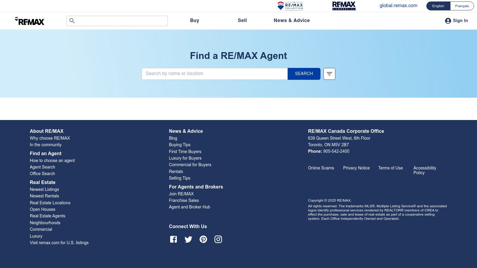 RE/MAX Canada – Agent Search