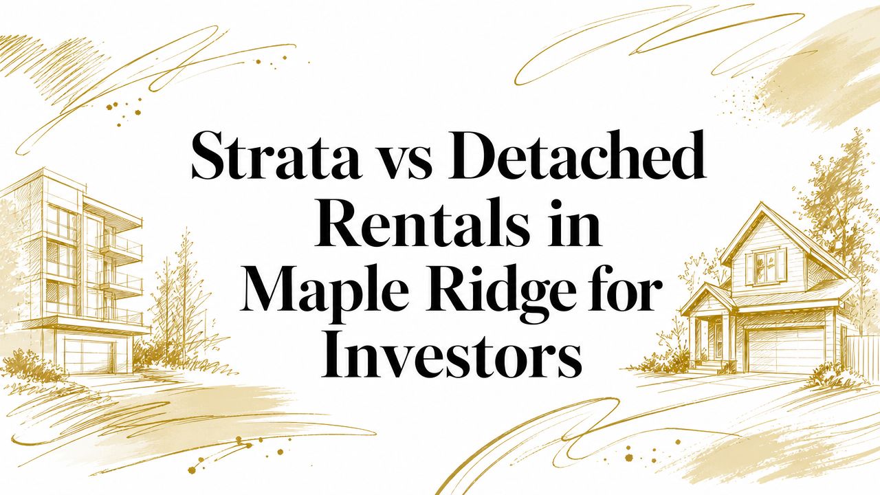 Strata vs Detached Rentals in Maple Ridge for Investors